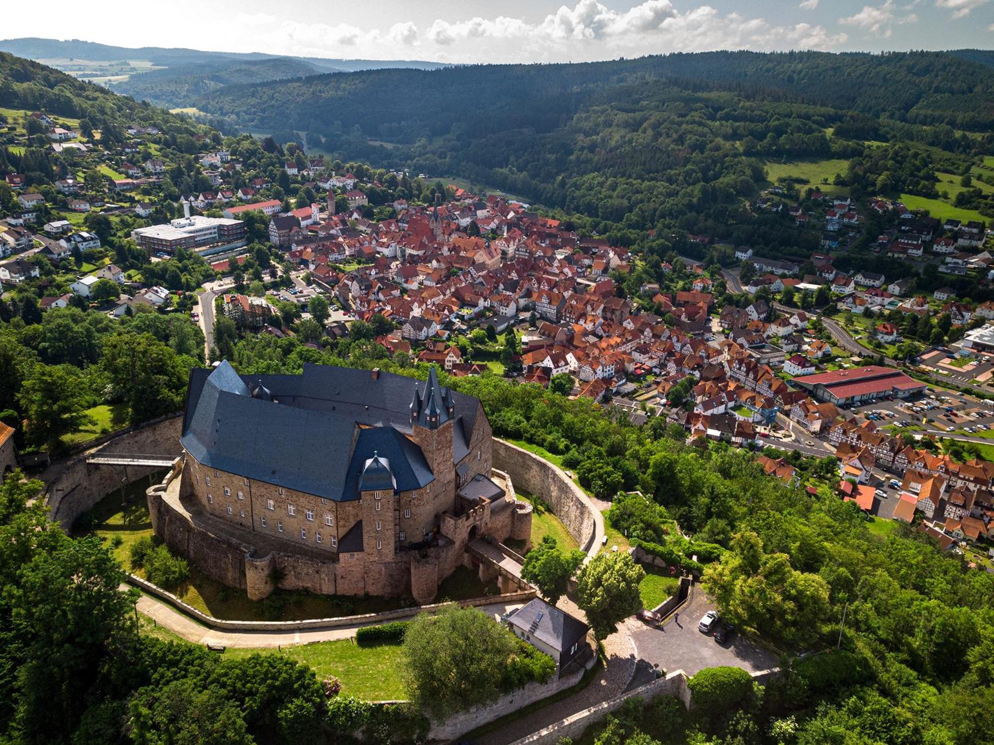 Schloss Spangenberg Exteriör bild